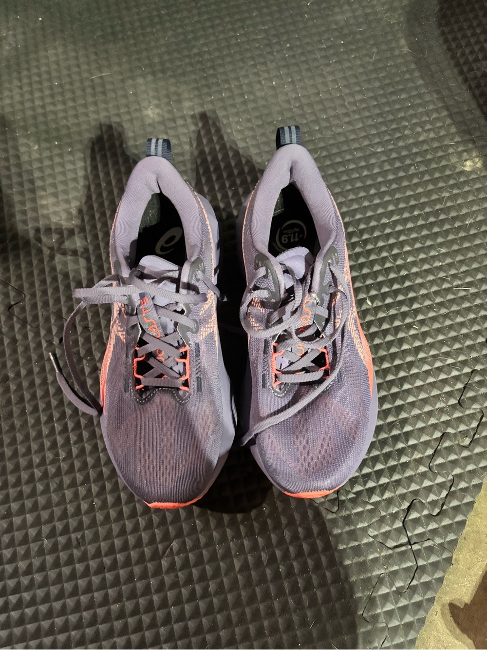 ASICS Women's Lavender Running Shoes with Coral Accents